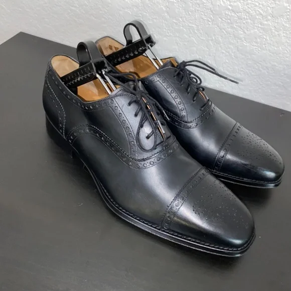 Magnanni | Shoes | Magnanni Black Leather Oxfords | Poshmark display picture 1